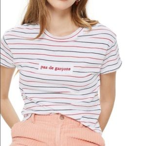 TOPSHOP - Pas De Garçons T-Shirt